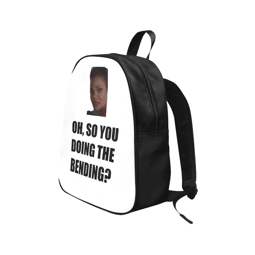 Oh, So You Doing The Bending? Canvas Backpack