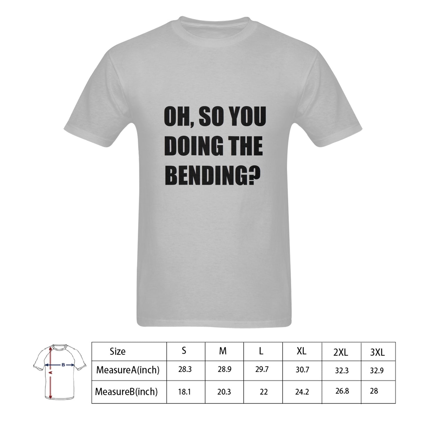 Oh, So You Doing The Bending? Men's Cotton T-Shirt