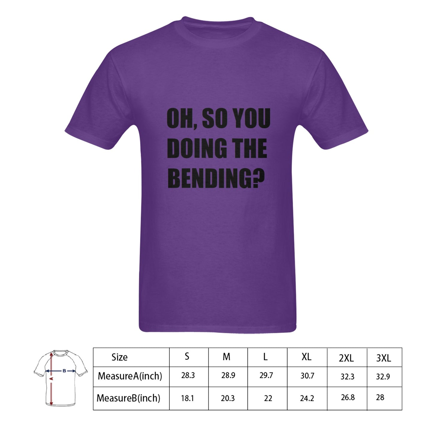 Oh, So You Doing The Bending? Men's Cotton T-Shirt