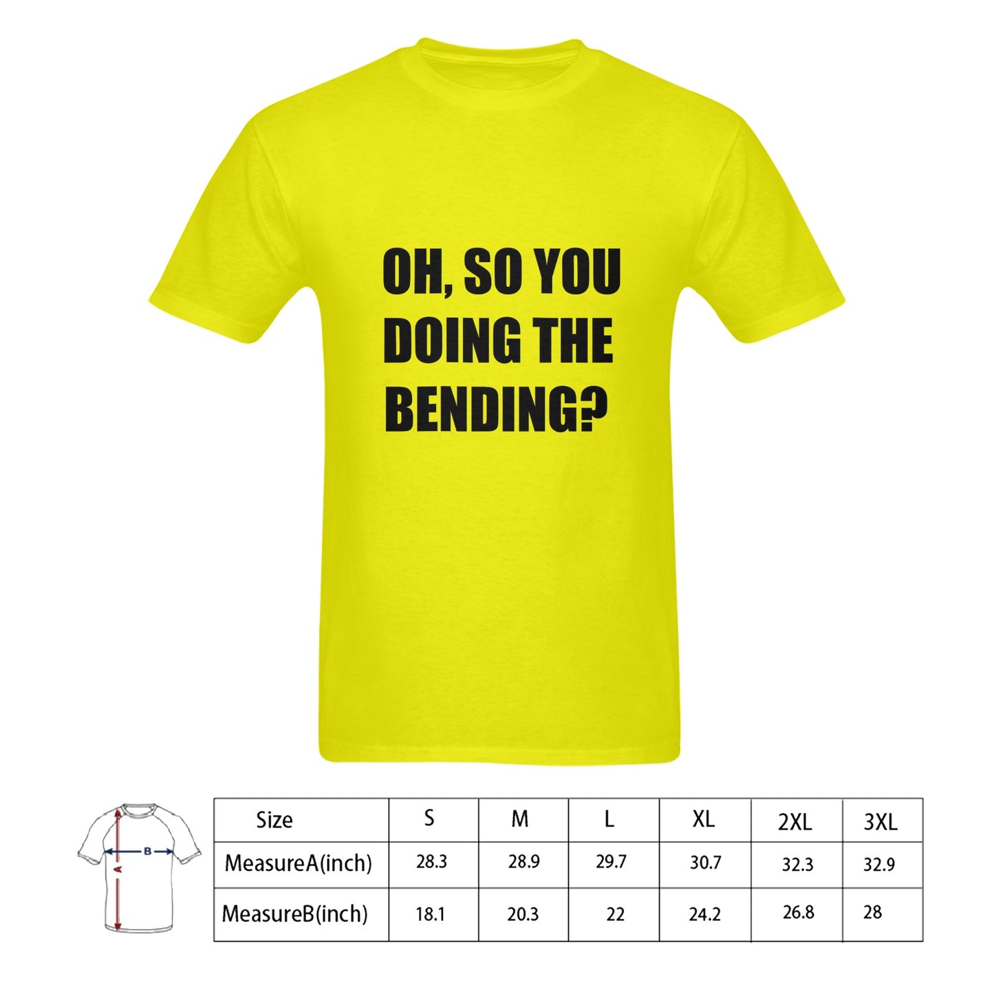 Oh, So You Doing The Bending? Men's Cotton T-Shirt