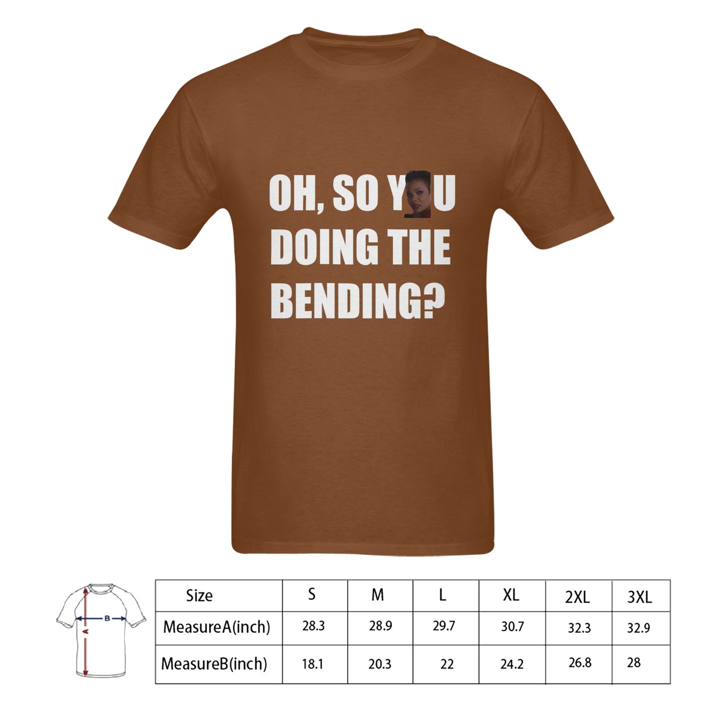 Oh, So You Doing The Bending? Men's 100% Cotton T-shirt